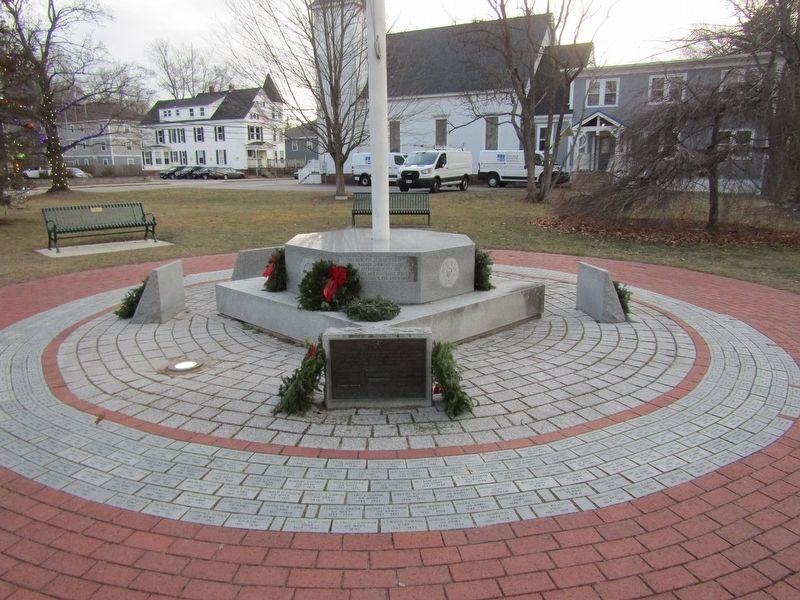 Flagpole Memorial. Click for full size. Flagpole Memorial image. Click for full size.