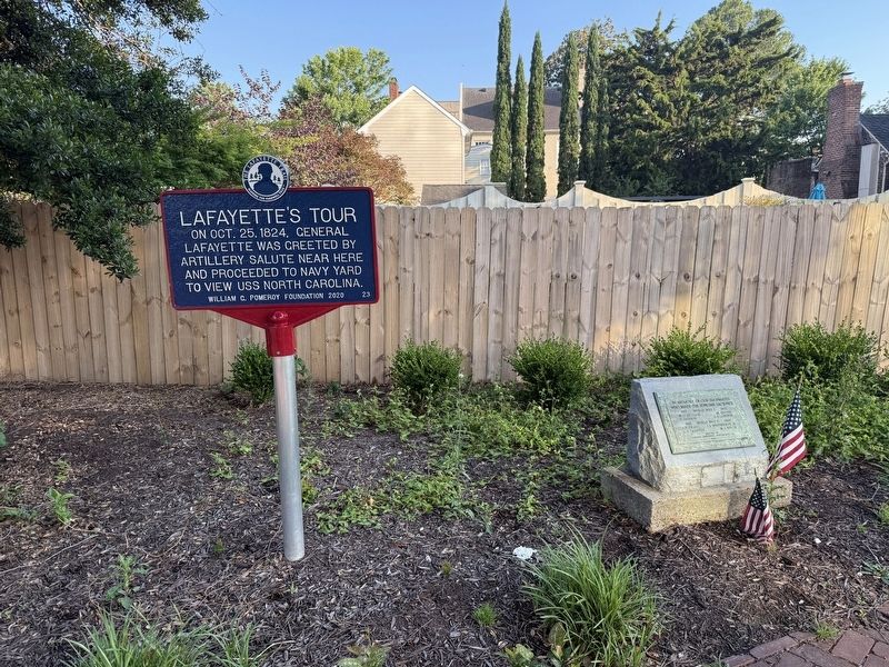 Lafayette's Tour Marker image. Click for full size.