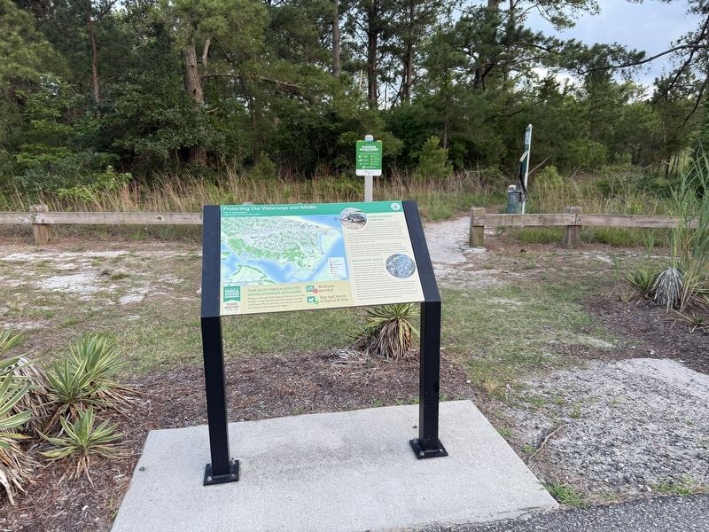 Protecting Our Waterways and Wildlife Marker image. Click for full size.