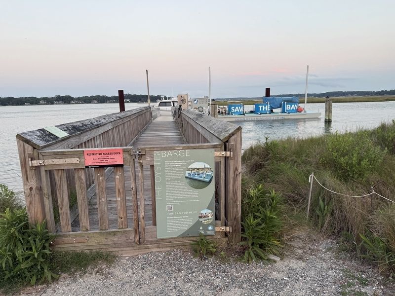 The Oyster Barge Marker. Click for full size. The Oyster Barge Marker image. Click for full size.
