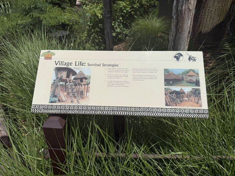 Village Life: Survival Strategies Marker image. Click for full size.