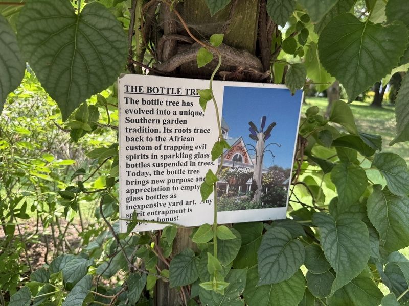 The Bottle Tree Marker image. Click for full size.