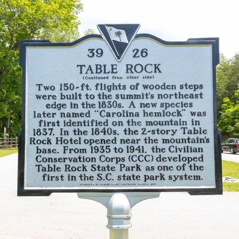 Table Rock Marker, Side Two. Click for full size. Table Rock Marker, Side Two image. Click for full size.