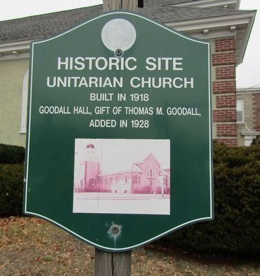 Unitarian Church Marker image. Click for full size.