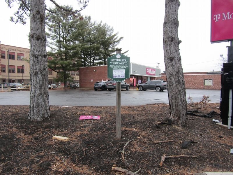 Site of Leavitt Theatre/ Capital Theatre Marker image. Click for full size.