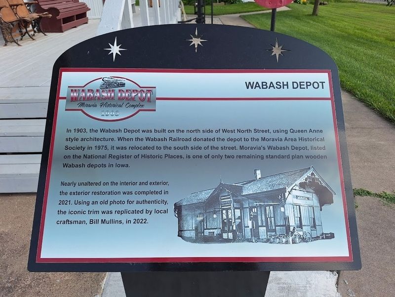 Wabash Depot Marker image. Click for full size.