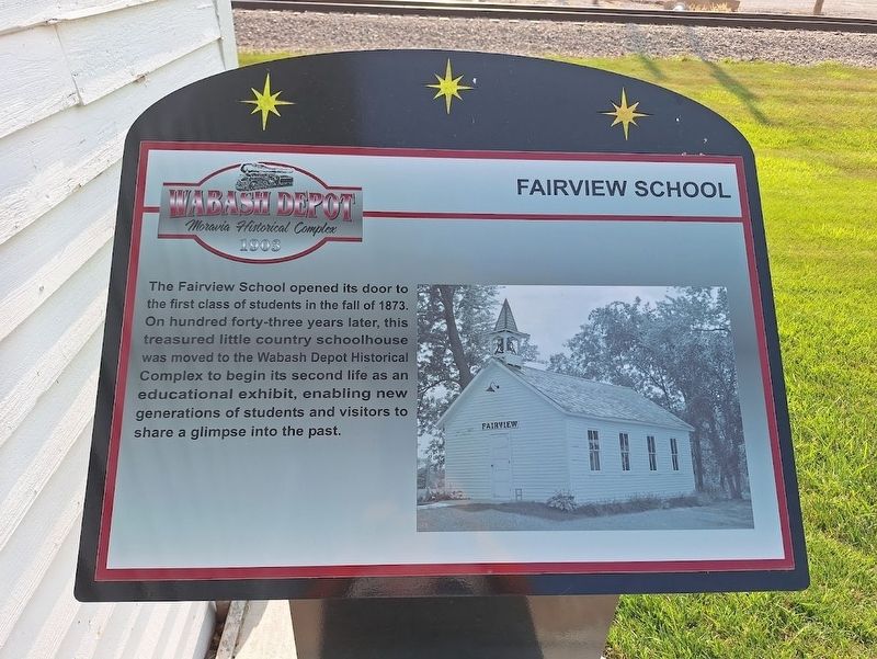 Fairview School Marker image. Click for full size.