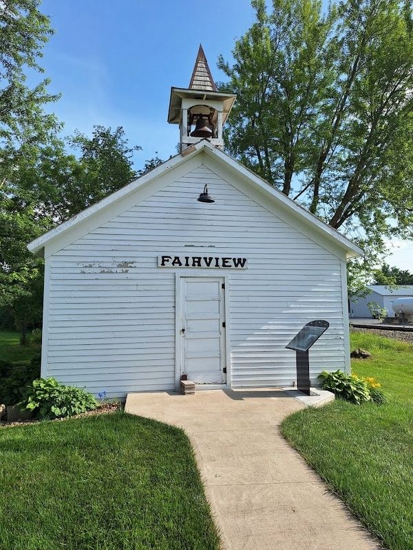 Fairview School Marker image. Click for full size.