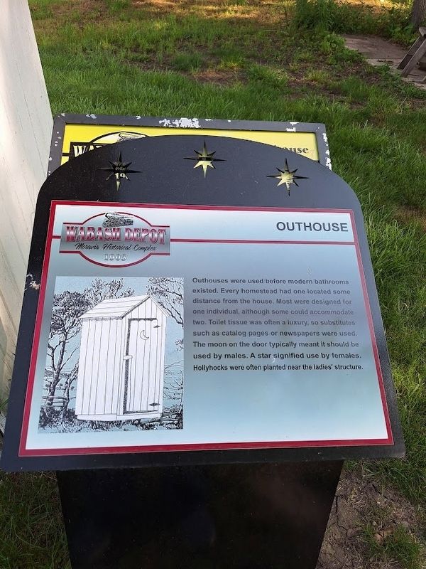 Outhouse Marker. Click for full size. Outhouse Marker image. Click for full size.