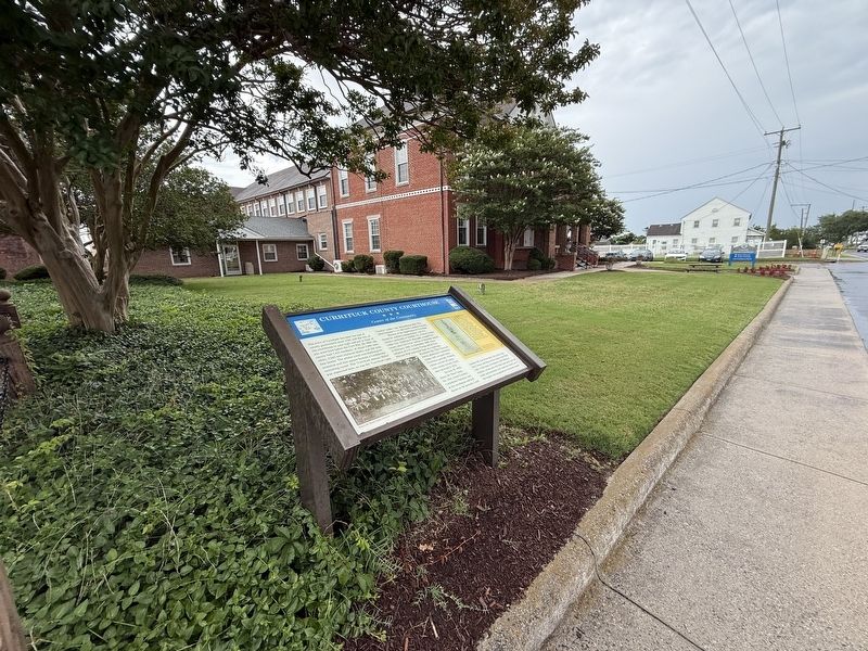 Currituck County Courthouse Marker. Click for full size. Currituck County Courthouse Marker image. Click for full size.