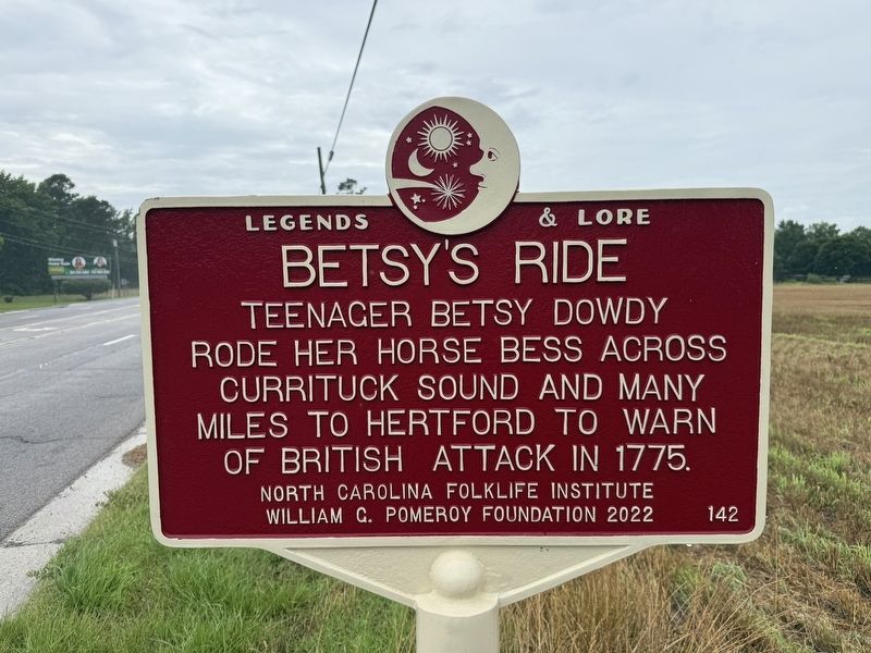Betsy's Ride Marker image. Click for full size.