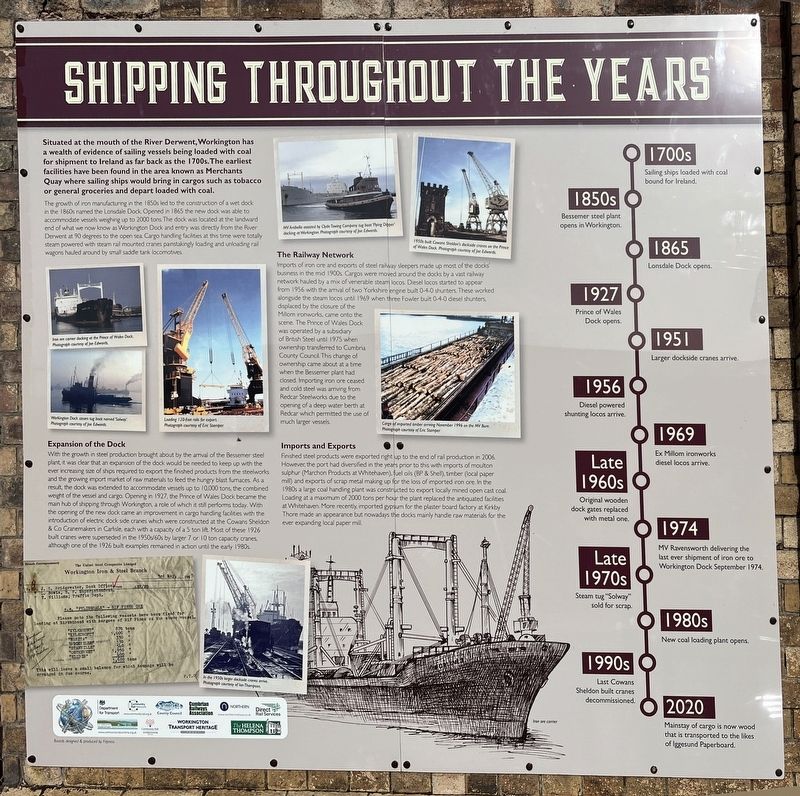 Shipping Throughout the Years Marker image. Click for full size.
