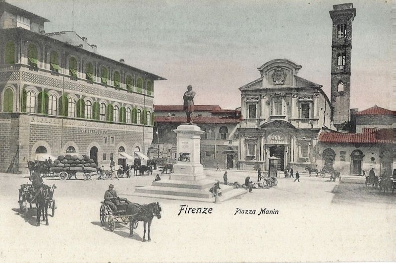 Piazza Manin, now Piazza Ognissanti image. Click for full size.