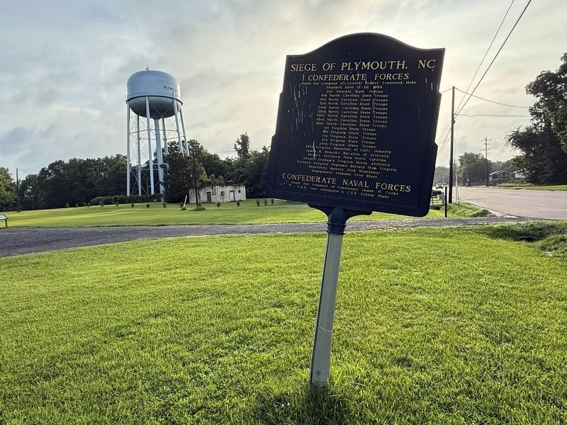 Siege of Plymouth, NC Marker image. Click for full size.