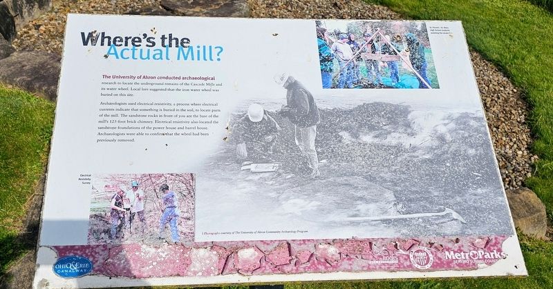 Where's the Actual Mill? Marker. Click for full size. Where's the Actual Mill? Marker image. Click for full size.