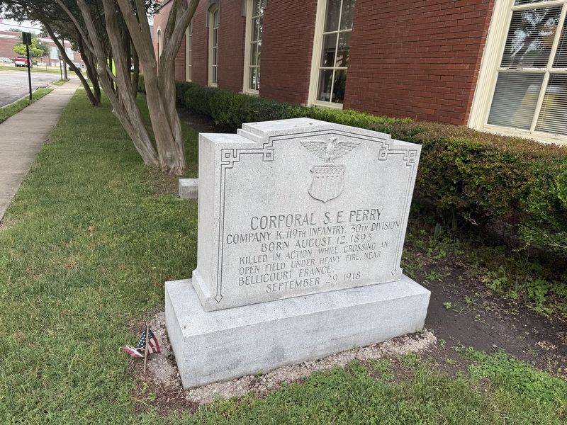 Corporal S.E. Perry Marker image. Click for full size.