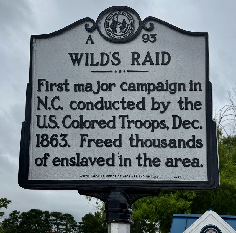 Wild's Raid Marker. Click for full size. Wild's Raid Marker image. Click for full size.