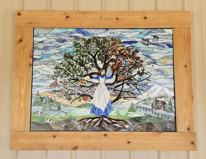 Mary Browning and her Tree of Life image. Click for full size.