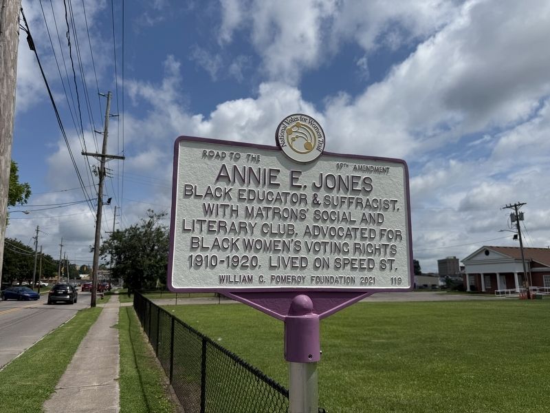 Annie E. Jones Marker image. Click for full size.