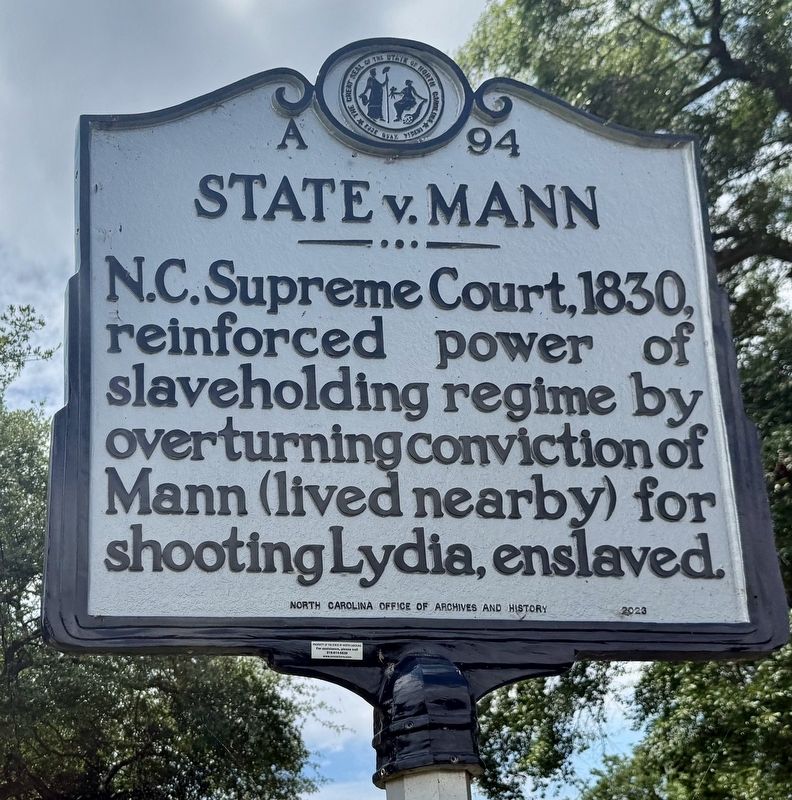 State v. Mann Marker. Click for full size. State v. Mann Marker image. Click for full size.