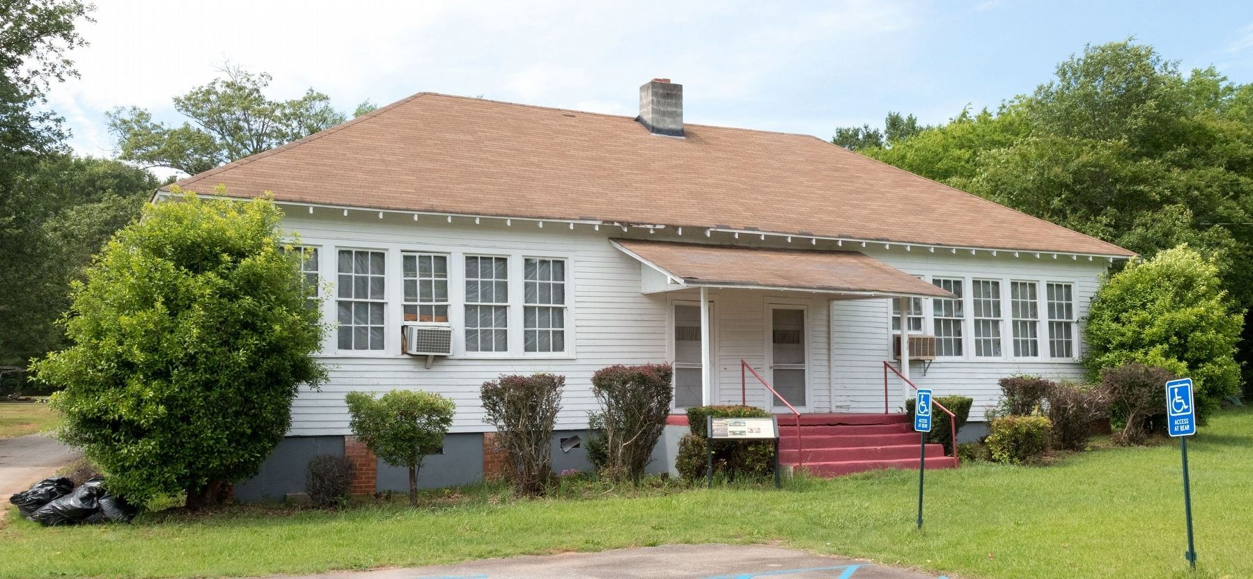 The Former Central Colored School. Click for full size. The Former Central Colored School image. Click for full size.