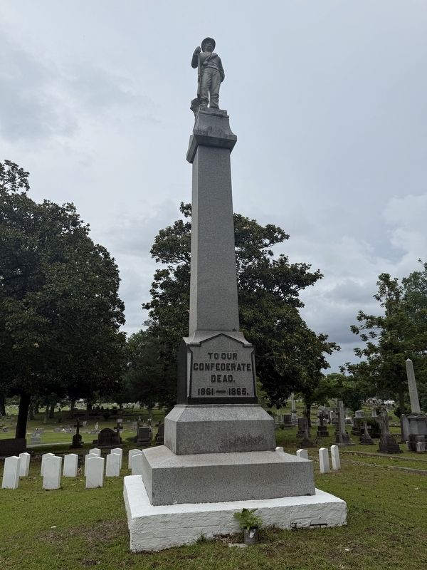 To Our Confederate Dead Monument. Click for full size. To Our Confederate Dead Monument image. Click for full size.