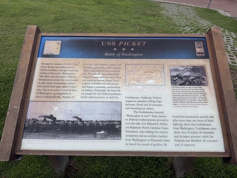USS <i>Picket</i> Marker image. Click for full size.