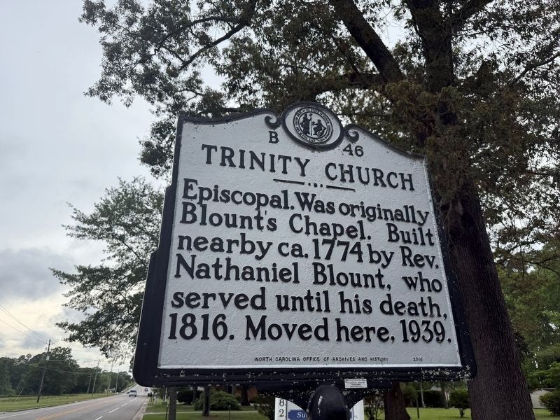 Trinity Church Marker image. Click for full size.
