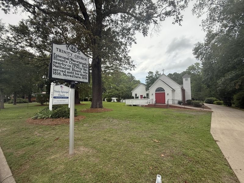 Trinity Church Marker image. Click for full size.