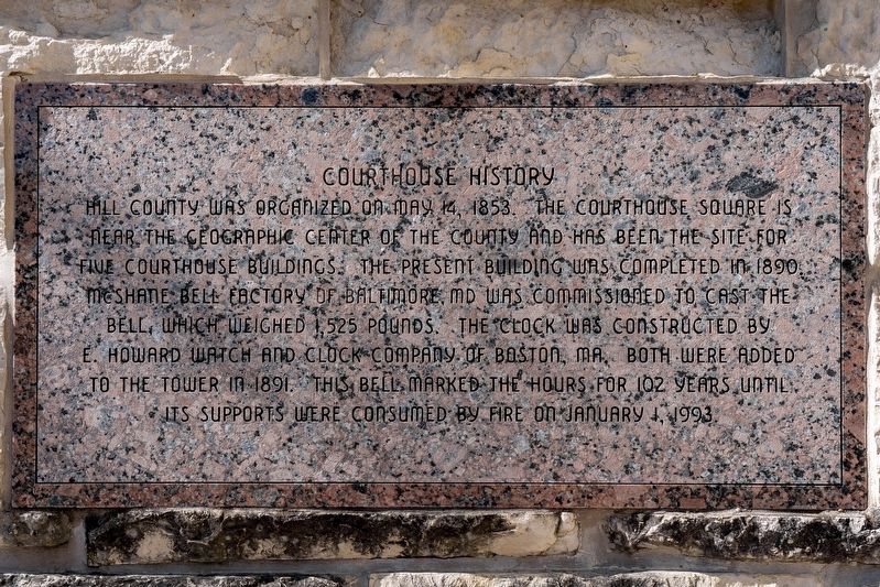 Courthouse History Marker. Click for full size. Courthouse History Marker image. Click for full size.