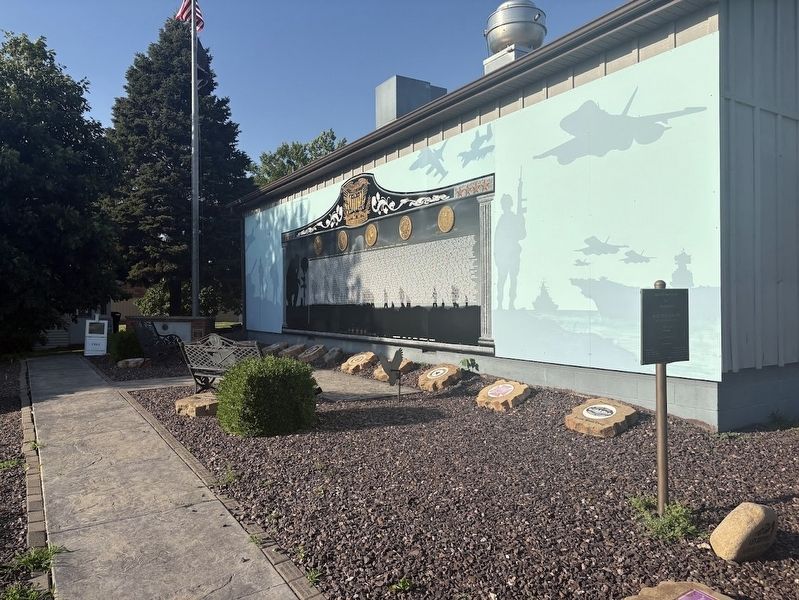 Veterans Memorial and Le Roy Wall of Honor. Click for full size. Veterans Memorial and Le Roy Wall of Honor image. Click for full size.