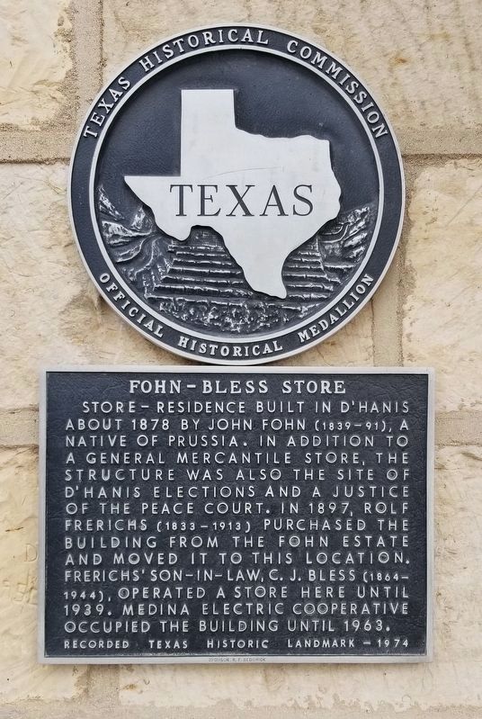 Fohn-Bless Store Marker. Click for full size. Fohn-Bless Store Marker image. Click for full size.