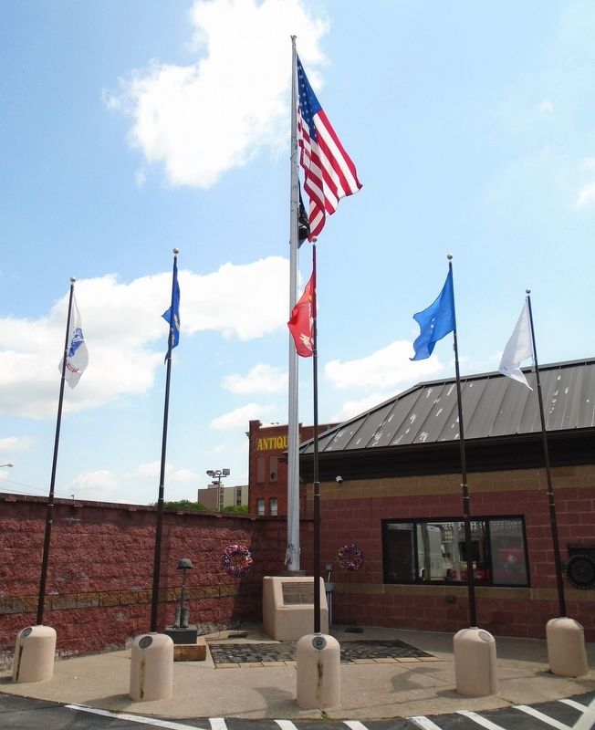 War and Veterans Memorial. Click for full size. War and Veterans Memorial image. Click for full size.