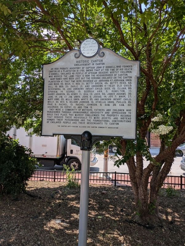 Historic Canton Marker image. Click for full size.