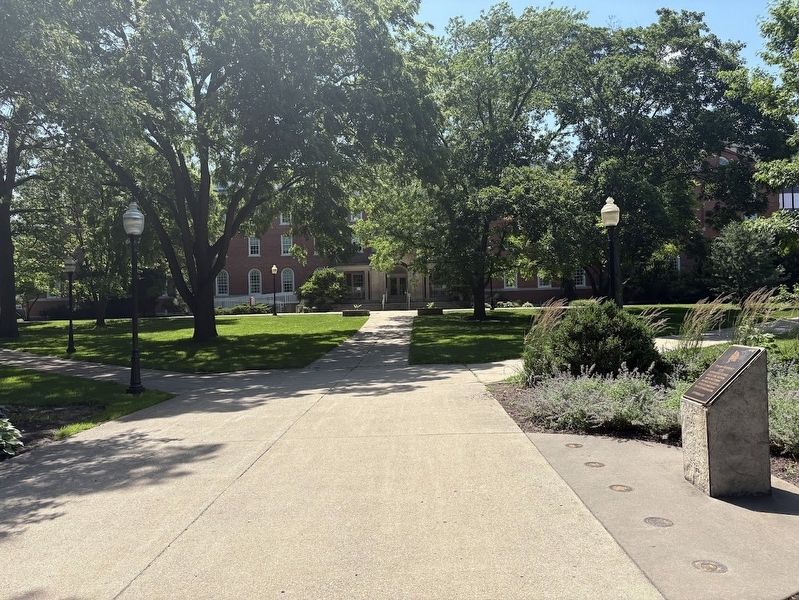 Illinois State University Veterans Memorial. Click for full size. Illinois State University Veterans Memorial image. Click for full size.