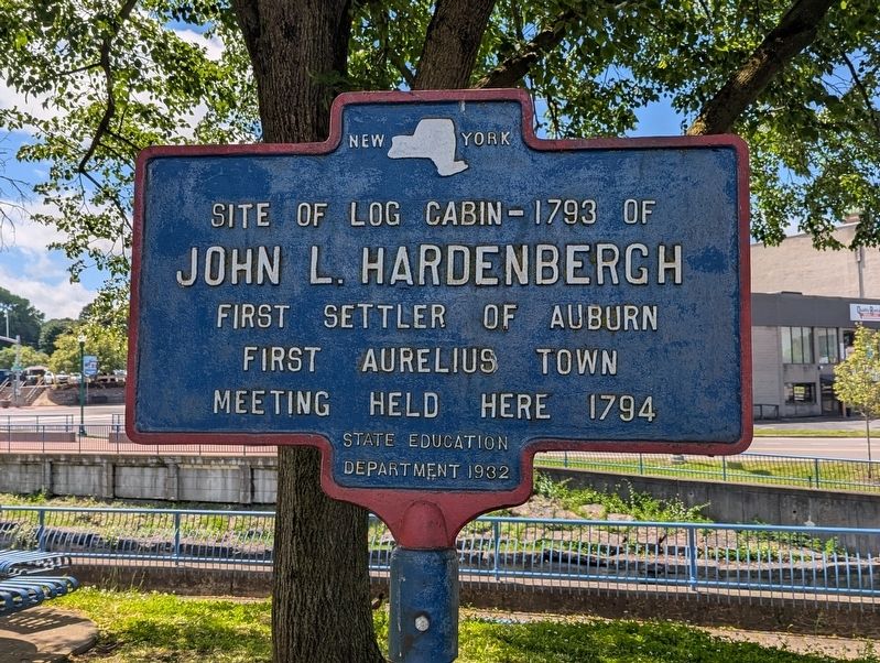 Site of Log Cabin-1793 of Marker image. Click for full size.