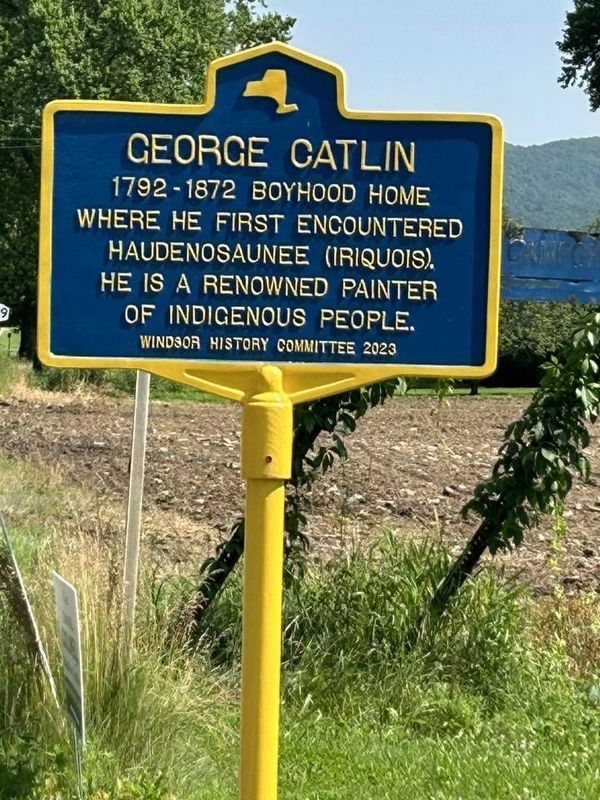 George Catlin Marker. Click for full size. George Catlin Marker image. Click for full size.