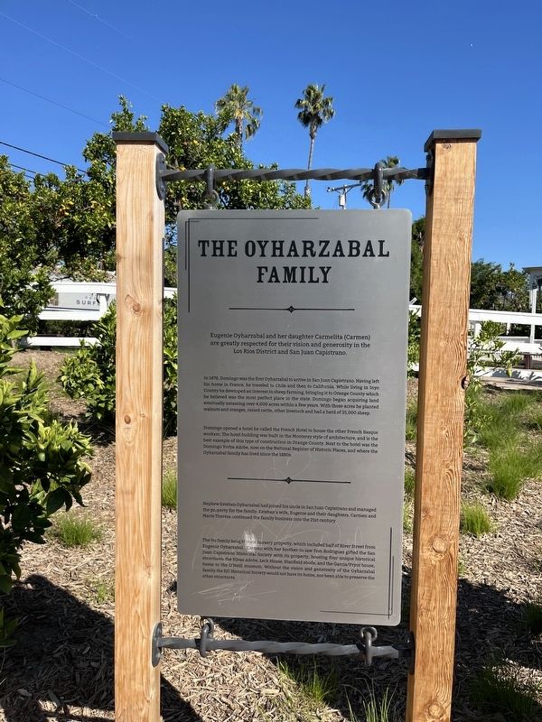 The Oyharzabal Family Marker. Click for full size. The Oyharzabal Family Marker image. Click for full size.