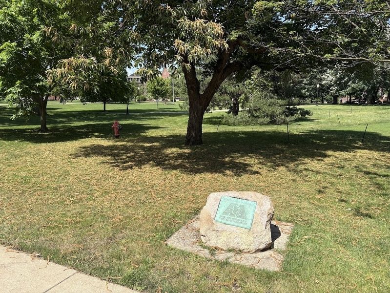 World War I Memorial Stone Marker. Click for full size. World War I Memorial Stone Marker image. Click for full size.