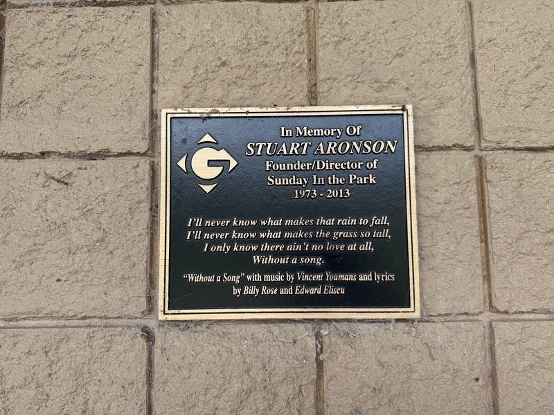 Stuart Aronson Marker image. Click for full size.