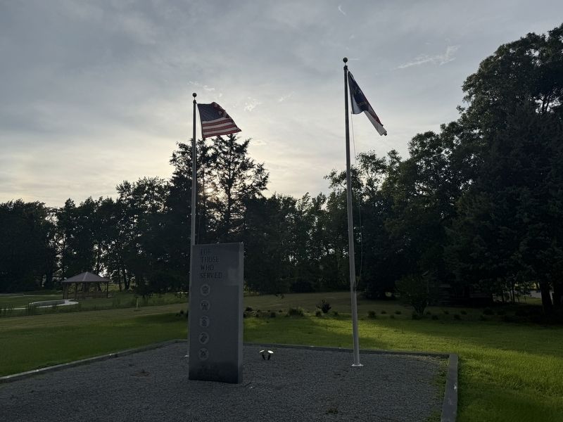 For Those Who Served Memorial. Click for full size. For Those Who Served Memorial image. Click for full size.