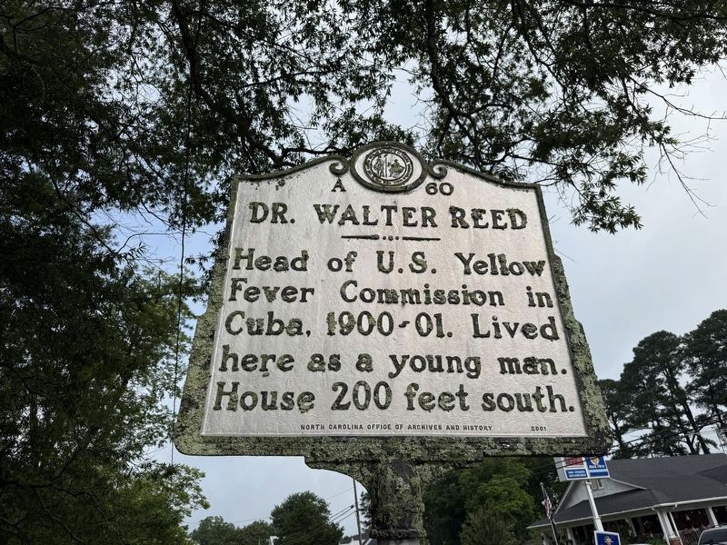 Dr. Walter Reed Marker image. Click for full size.