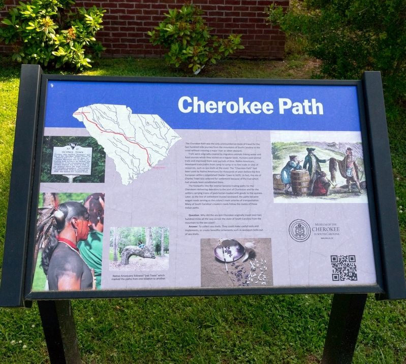 Cherokee Path Marker image. Click for full size.