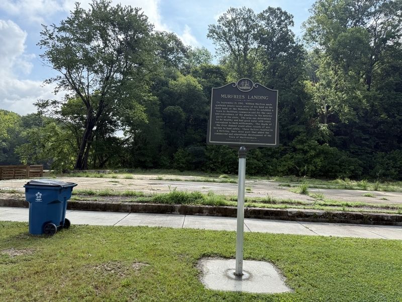 Murfrees Landing Marker. Click for full size. Murfrees Landing Marker image. Click for full size.