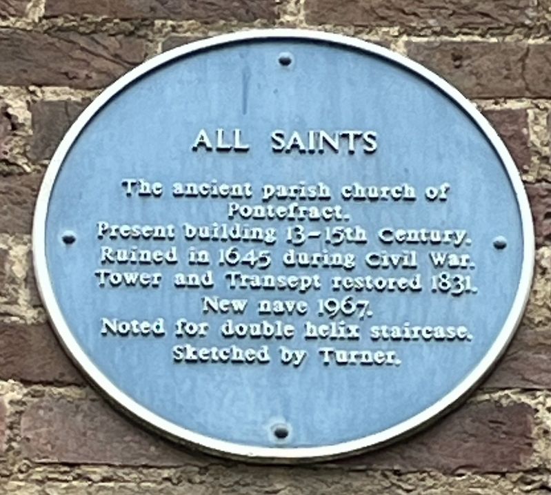 All Saints Marker image. Click for full size.