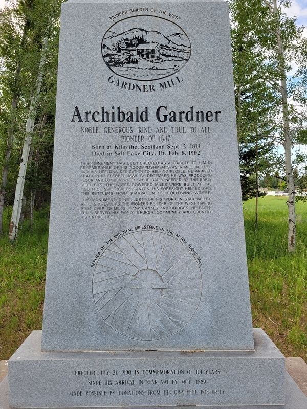 Archibald Gardner Marker image. Click for full size.