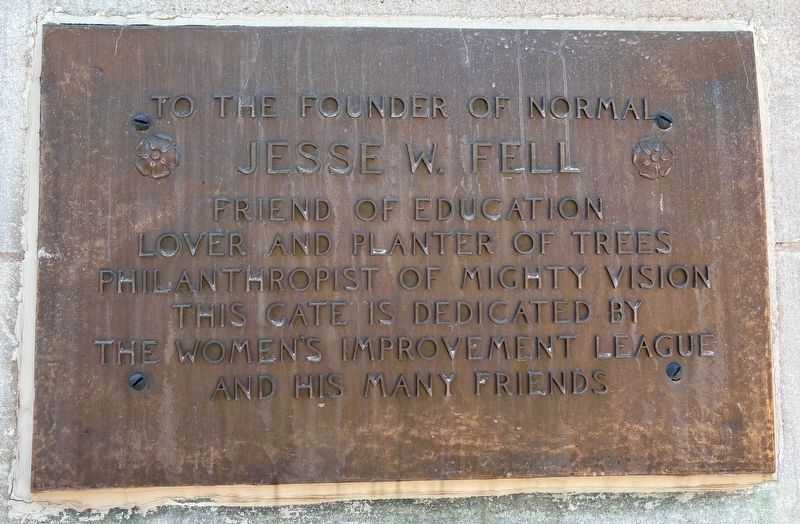 Fell Gates, left plaque. Click for full size. Fell Gates, left plaque image. Click for full size.