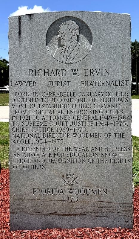 Richard W. Ervin Marker image. Click for full size.