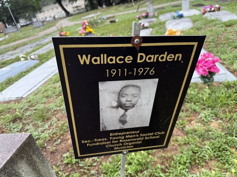 Wallace Darden Marker image. Click for full size.
