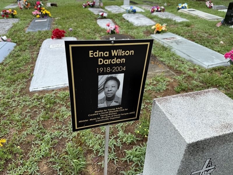 Edna Wilson Darden Marker image. Click for full size.